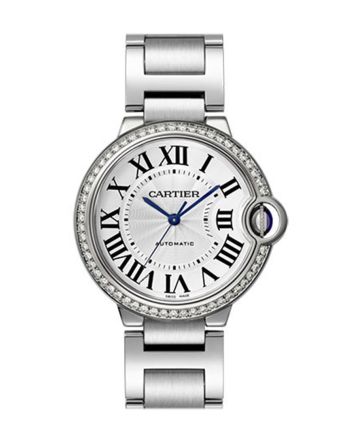 Cartier Ballon Bleu 36MM Diamond Bezel W4BB0017