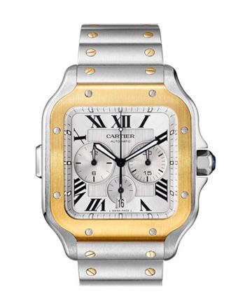 Cartier Santos Chrono Steel Yellow Gold W2SA0008