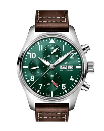 IWC Pilot Chronogragh Green Dial Watch IW388103