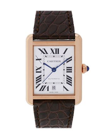 Cartier Tank Solo Extra Large Rose Golde Steel Rose Gold W5200026