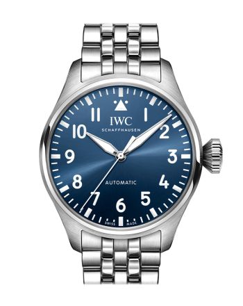 IWC Big Pilot On Bracelet Blue Dial Watch IW329304