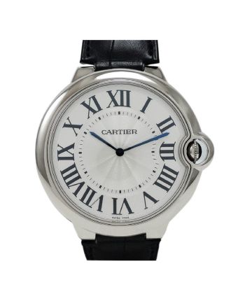 Cartier Ballon Bleu Extra Large Silver Dial Chronograph 18kt White Gold Automatic Men's Watch W6920055