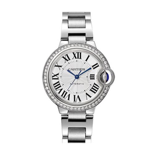 Cartier Ballon Bleu 33MM Diamond Bezel W4BB0016