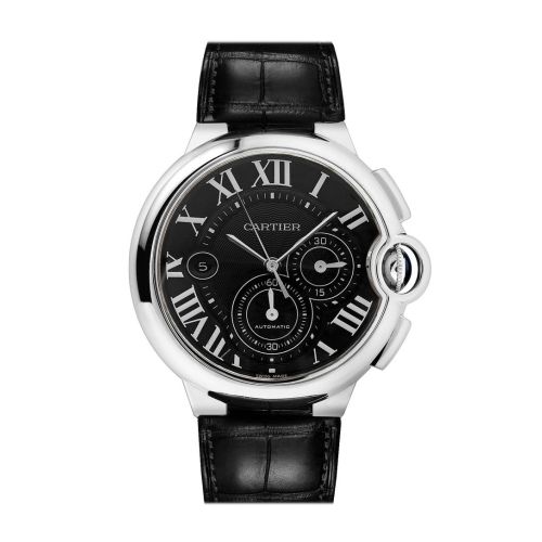 Cartier Ballon Bleu Chrono Black Dial Steel W6920052