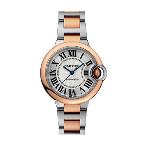 Cartier Ballon Bleu 33MM Steel Rose Gold W2BB0023