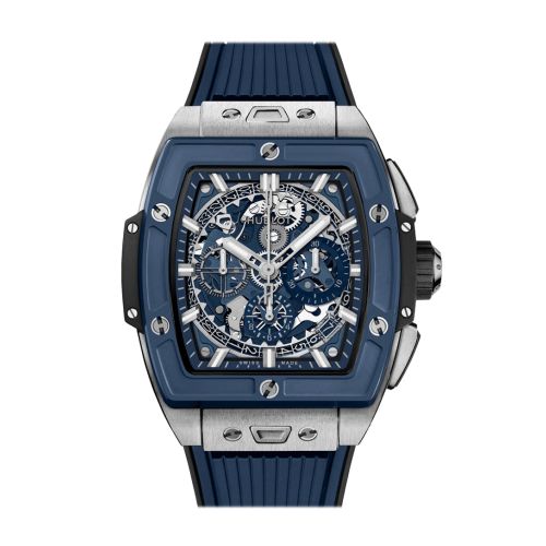 Hublot Spirit Of Big Bang Titanium Blue Ceramic 42mm Watch 642.NL.7170.RX