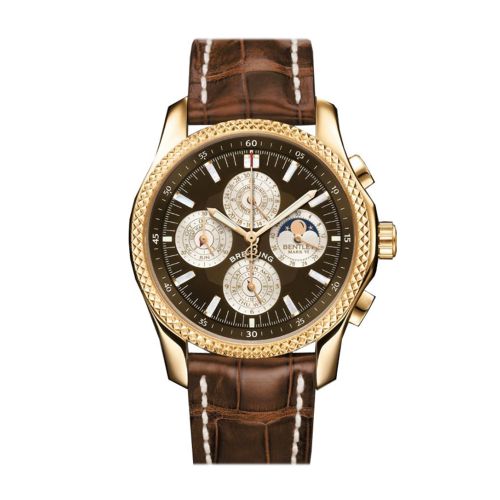 Breitling Bentley RG Perpetual 42mm Chrono Brown Croc H2936312 Q539